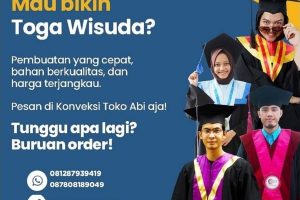 pembuatan toga wisuda sekolah