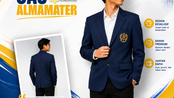 produksi jas almamater